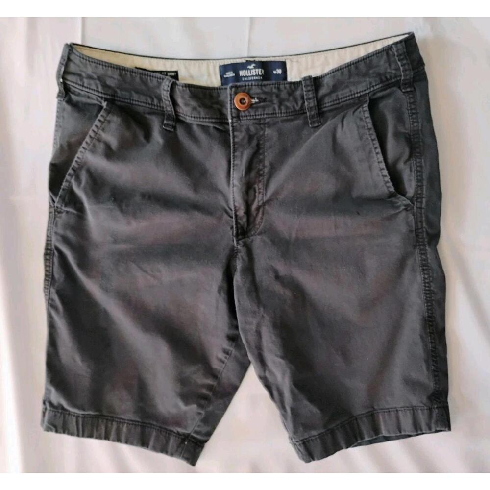 Hollister Black Men Epic Flex W30 Shorts Classic Fit Epic Flex
